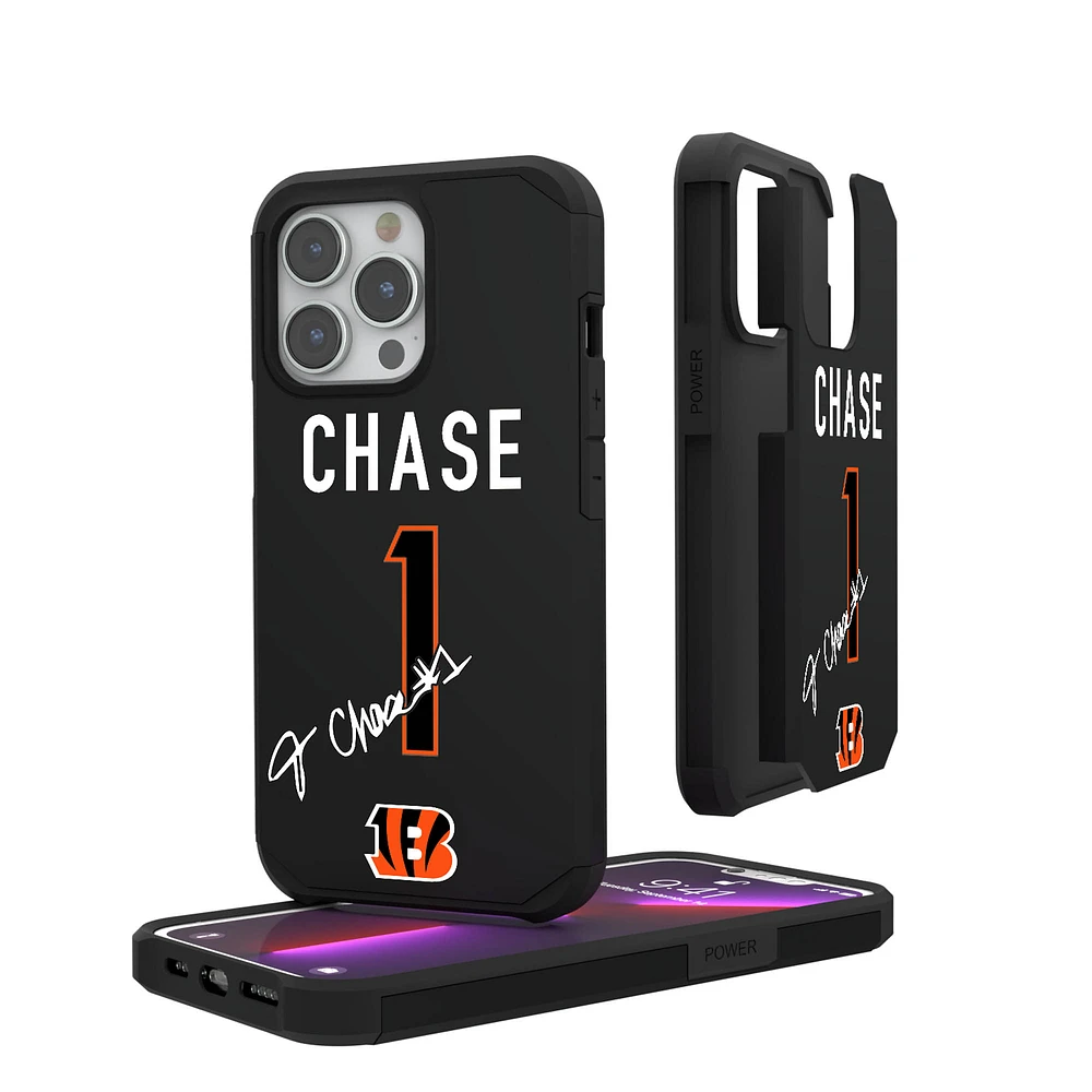 Keyscaper Ja'Marr Chase Cincinnati Bengals iPhone Rugged Case