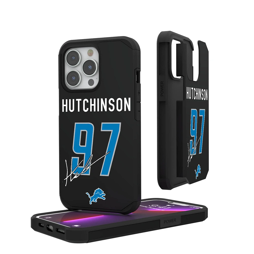 Keyscaper Aidan Hutchinson Detroit Lions iPhone Rugged Case