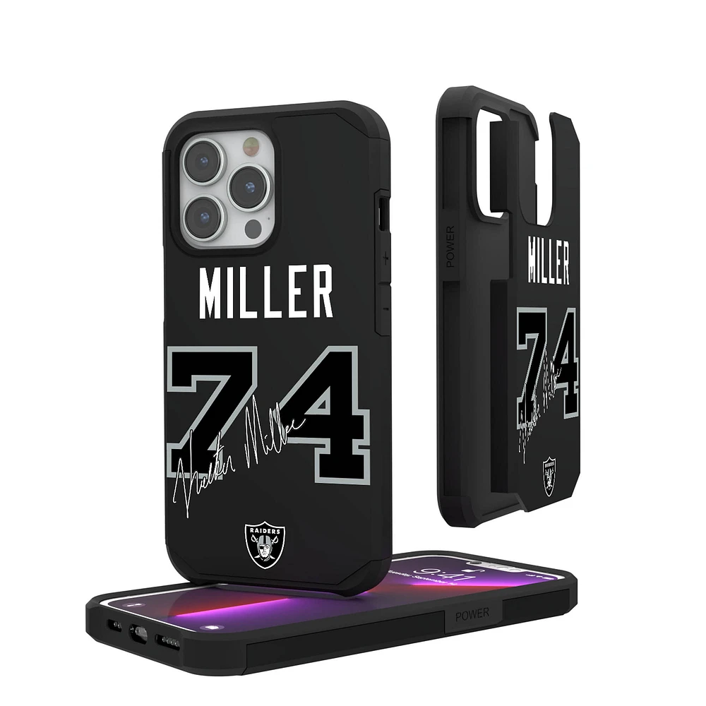 Keyscaper Kolton Miller Las Vegas Raiders iPhone Rugged Case