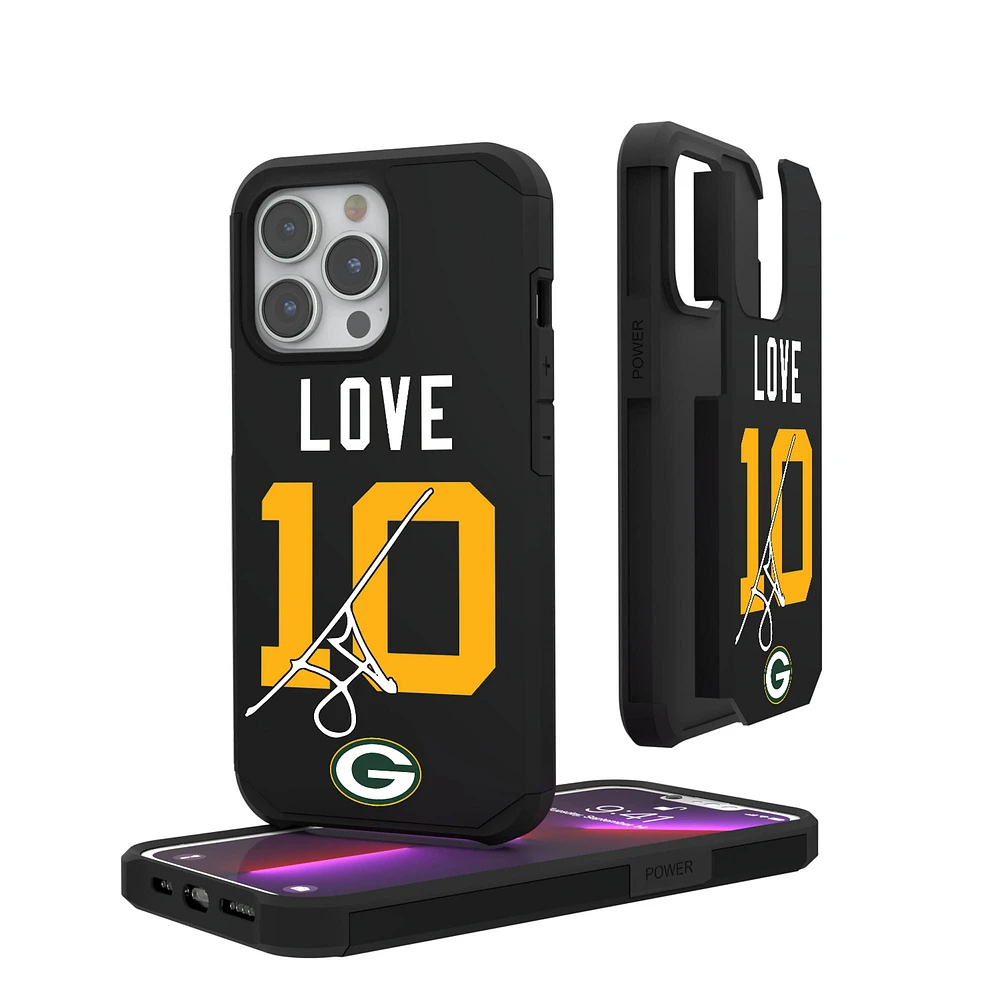 Keyscaper Jordan Love Green Bay Packers iPhone Rugged Case