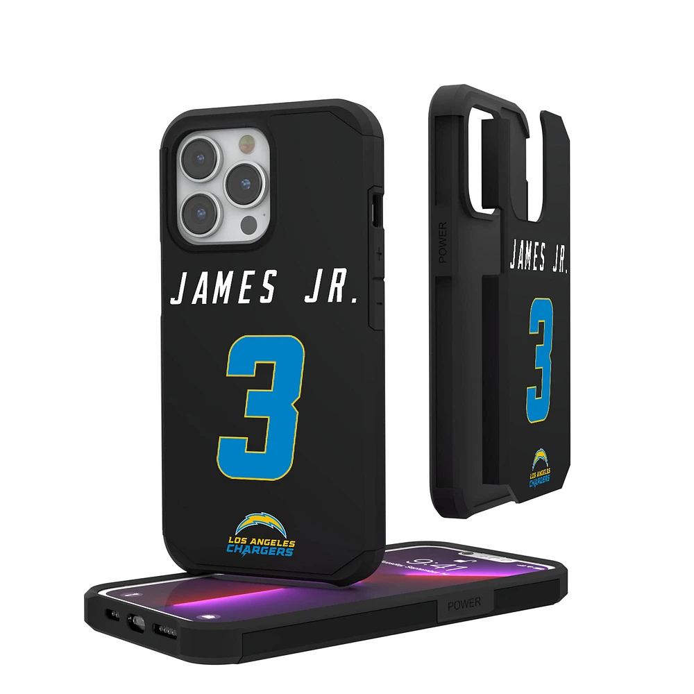 Keyscaper Derwin James Jr. Los Angeles Chargers iPhone Rugged Case
