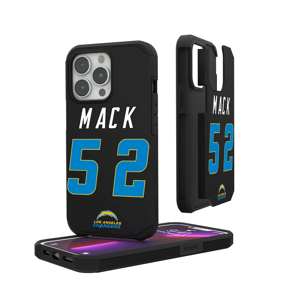 Keyscaper Khalil Mack Los Angeles Chargers iPhone Rugged Case
