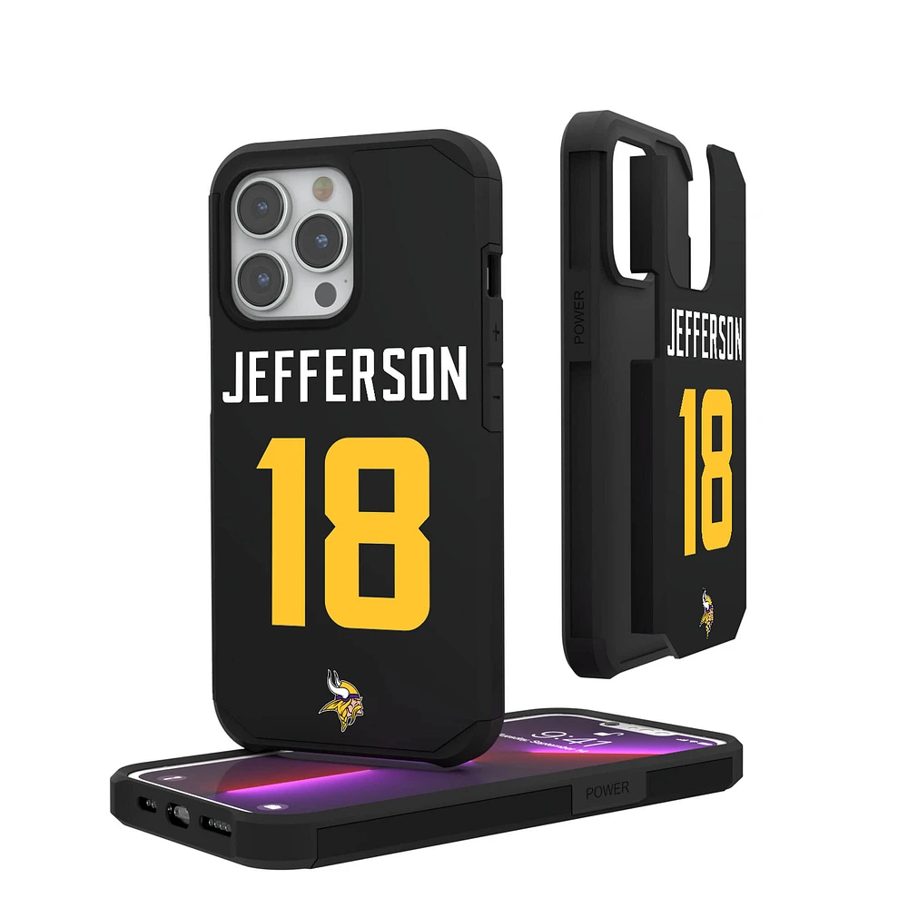 Keyscaper Justin Jefferson Minnesota Vikings iPhone Rugged Case
