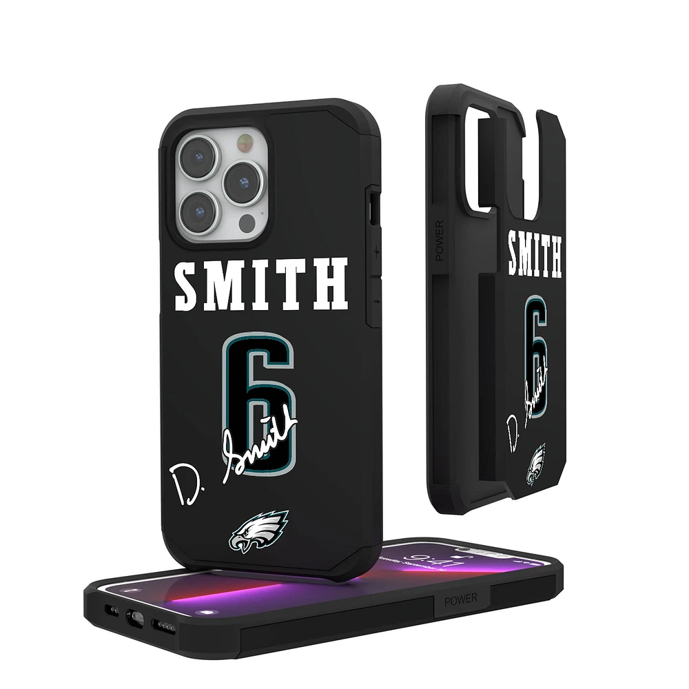 Keyscaper DeVonta Smith Philadelphia Eagles iPhone Rugged Case