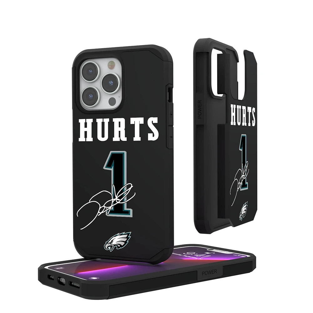Keyscaper Jalen Hurts Philadelphia Eagles iPhone Rugged Case