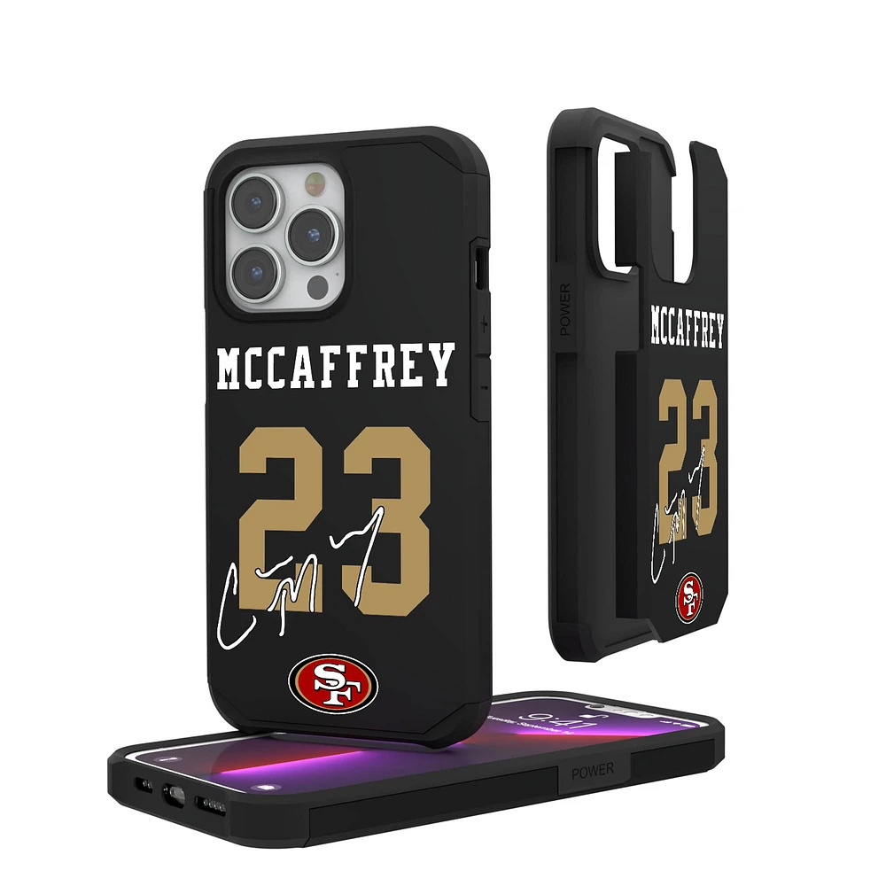 Keyscaper Christian McCaffrey San Francisco 49ers iPhone Rugged Case