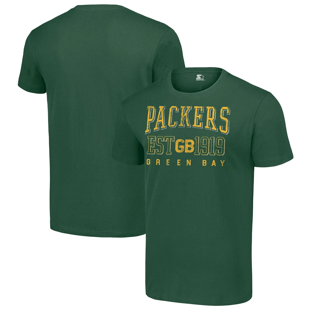 Men's Starter Green Bay Packers Throwback Logo T-Shirt