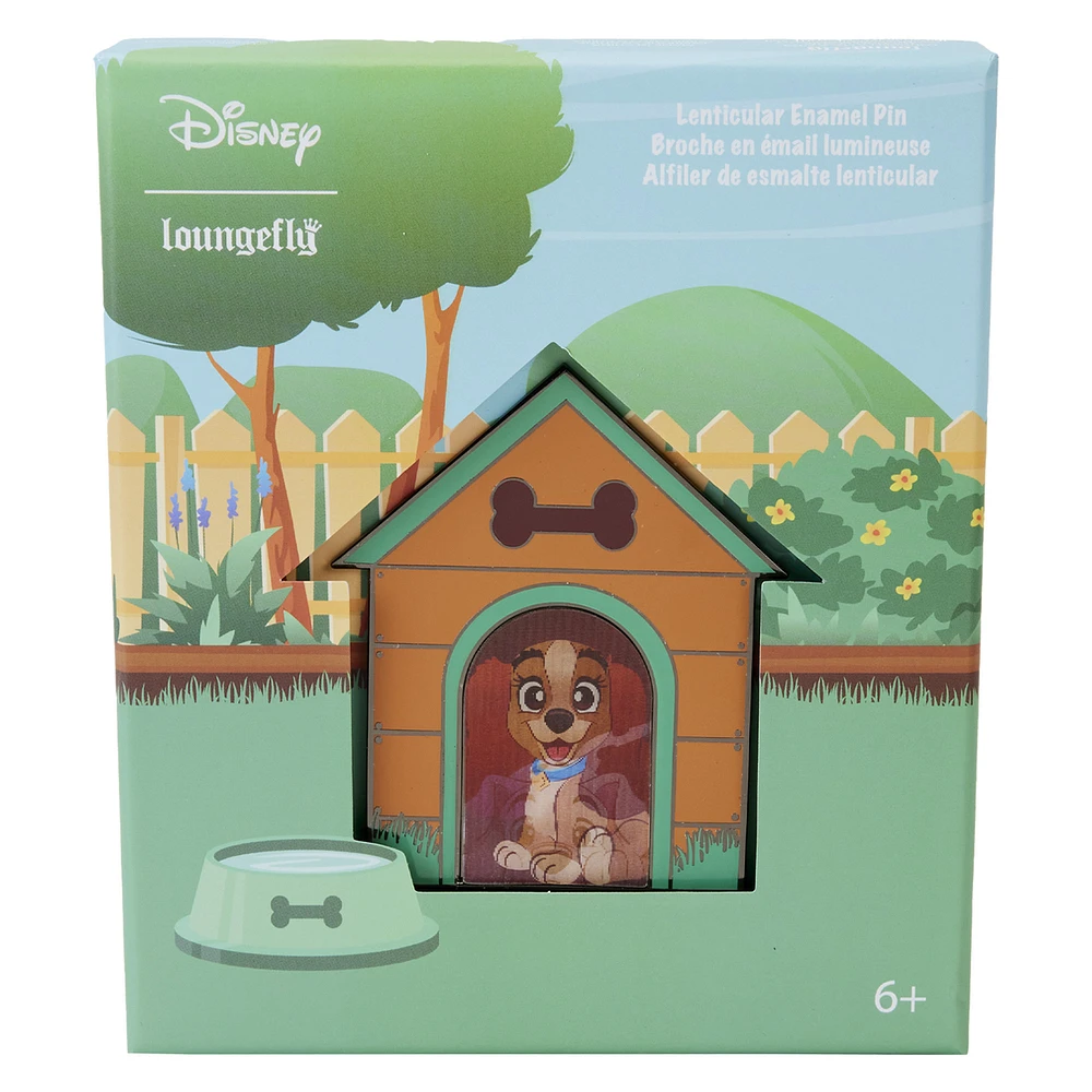 Loungefly I Heart Disney Dogs Triple Lenticular 3" Collector Box Pin