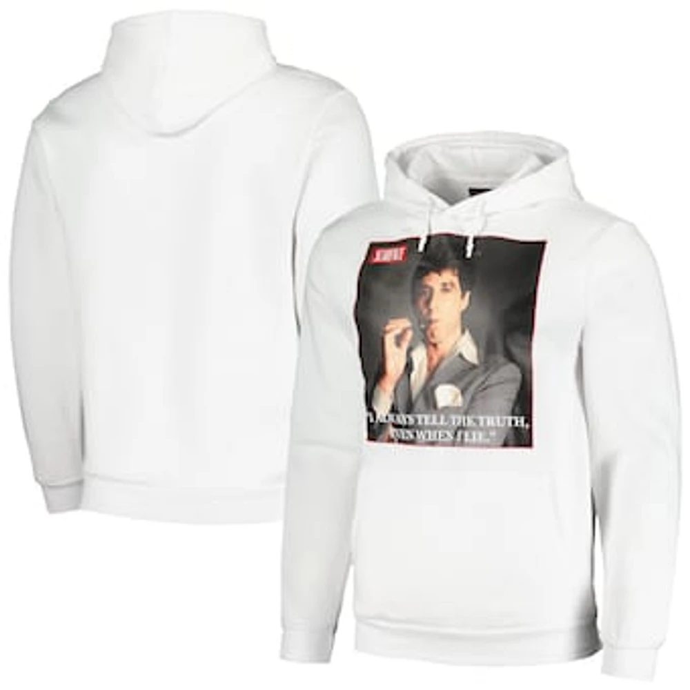 Unisex Reason White Scarface Truth Pullover Hoodie