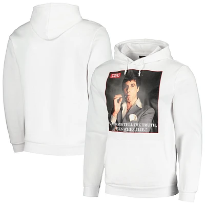 Unisex Reason White Scarface Truth Pullover Hoodie