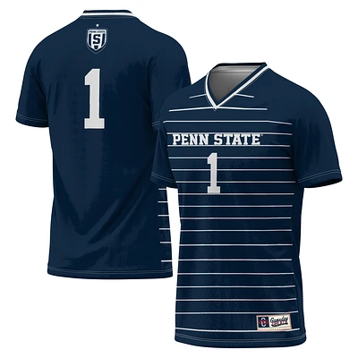 Youth GameDay Greats #1 Navy Penn State Nittany Lions Women's Soccer Lightweight Fashion Jersey