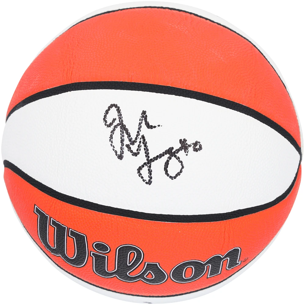 Jackie Young Las Vegas Aces Autogrpahed Wilson WNBA Authentic Series Indoor/Outdoor Basketball