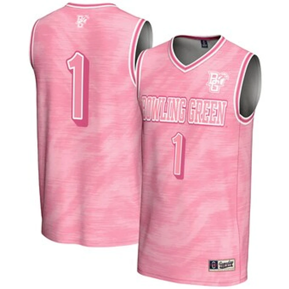 Youth GameDay Greats #1 Pink Bowling Green St. Falcons Lightweight Basketball Fashion Jersey