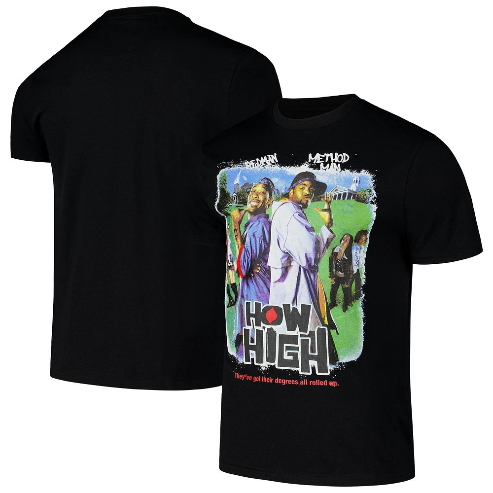 Unisex Reason Black How High Poster T-Shirt