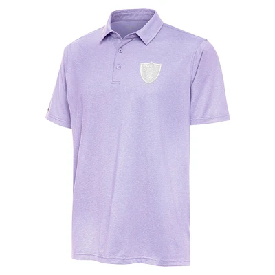 Men's Antigua Lavender Las Vegas Raiders Par 3 Polo