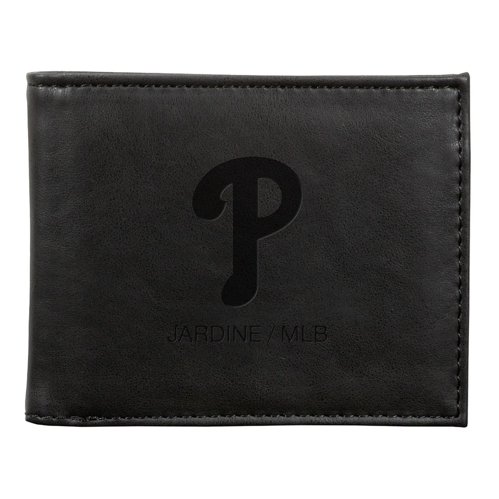 Philadelphia Phillies Laser-Engraved Billfold Wallet