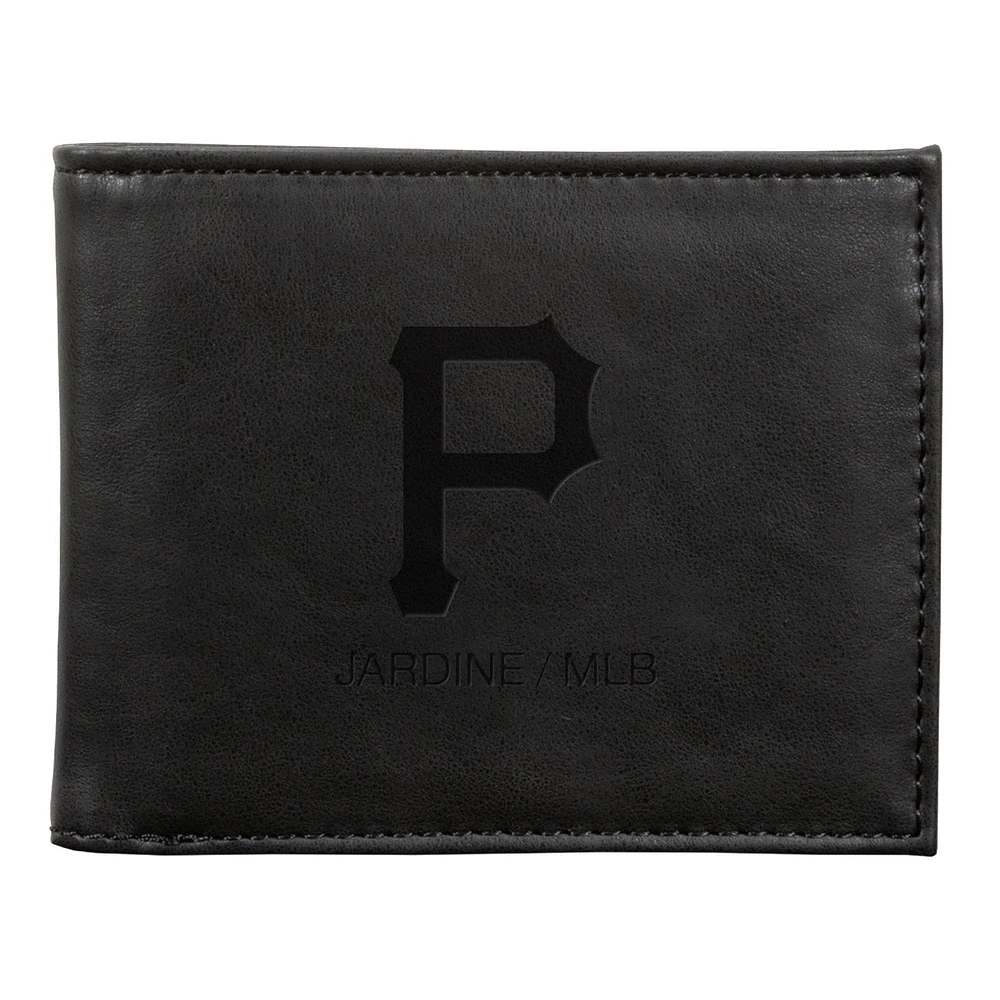 Pittsburgh Pirates Laser-Engraved Billfold Wallet