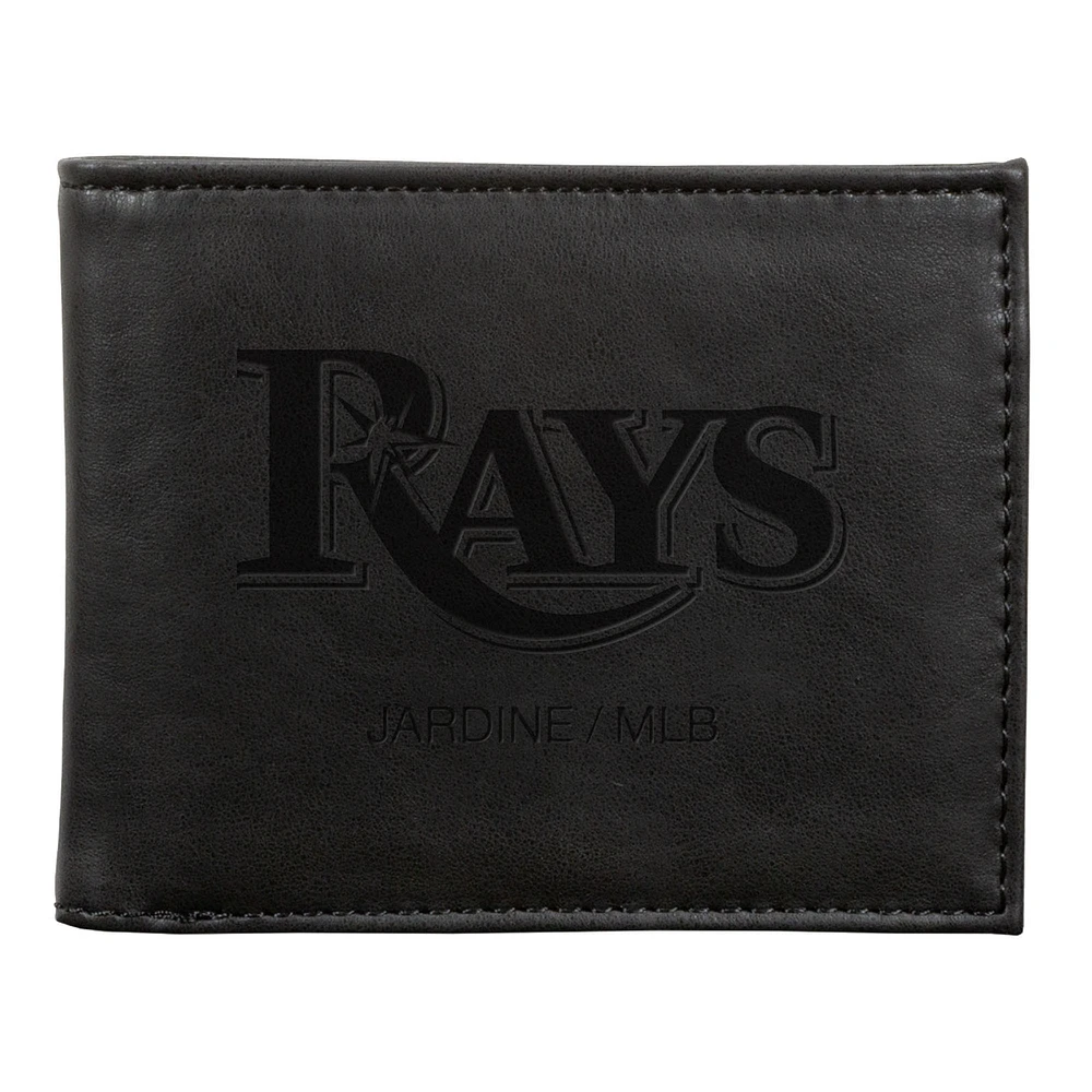 Tampa Bay Rays Laser-Engraved Billfold Wallet