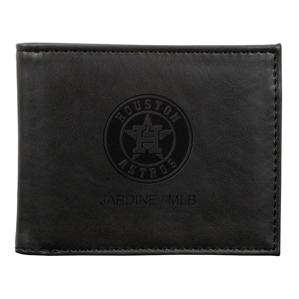 Houston Astros Laser-Engraved Billfold Wallet