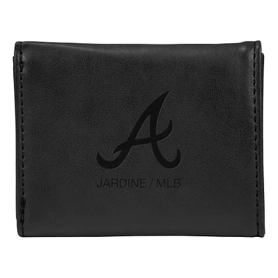Atlanta Braves Laser-Engraved Trifold Wallet