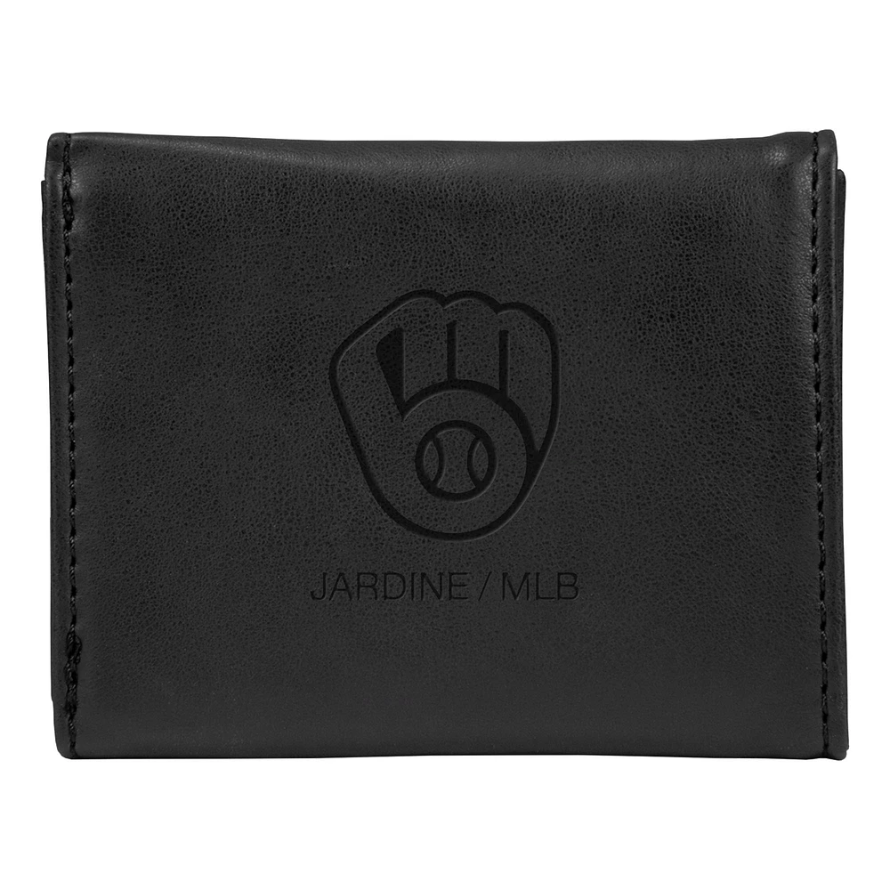 Milwaukee Brewers Laser-Engraved Trifold Wallet
