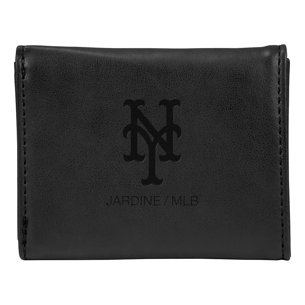 New York Mets Laser-Engraved Trifold Wallet