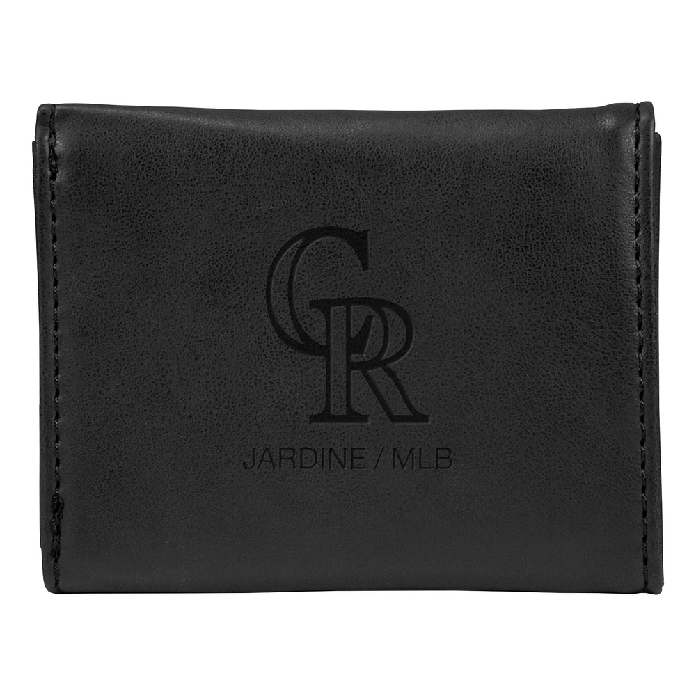 Colorado Rockies Laser-Engraved Trifold Wallet