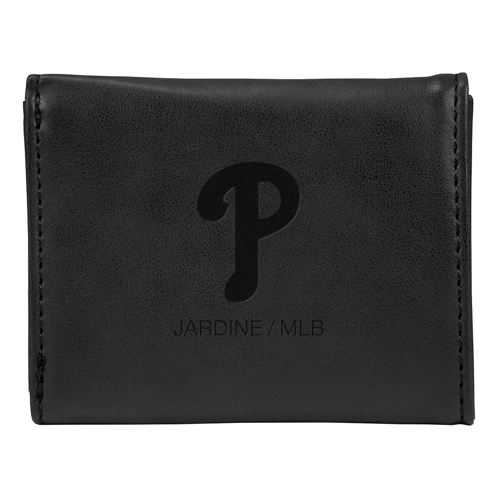 Philadelphia Phillies Laser-Engraved Trifold Wallet