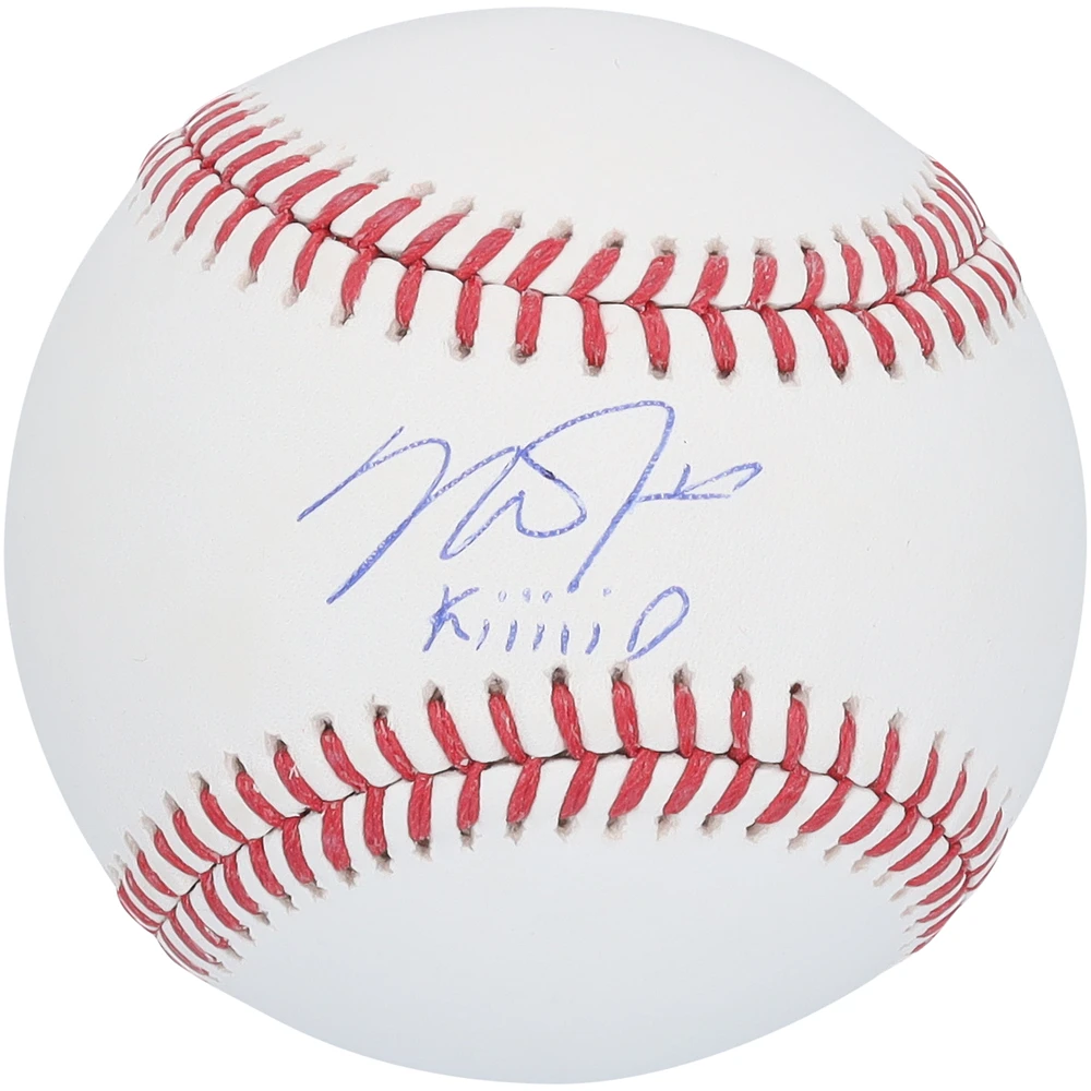 Mike Trout Los Angeles Angels Autographed Baseball with "KIIIIID" Inscription