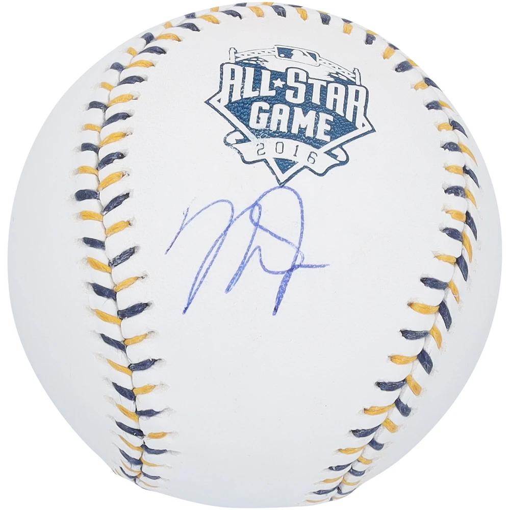Mike Trout Los Angeles Angels Autographed All-Star Game Logo Baseball
