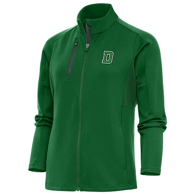 Women's Antigua Hunter Green Dartmouth Big Generation Full-Zip Jacket