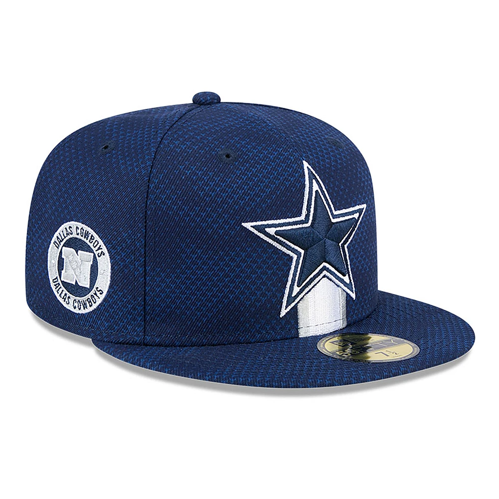 Men's New Era Navy Dallas Cowboys 2024 Sideline 59FIFTY Fitted Hat