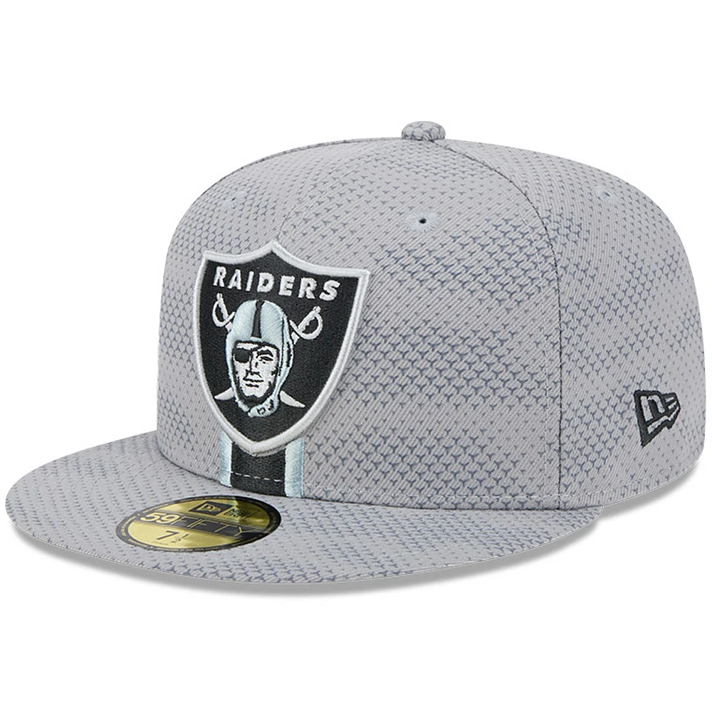 Men's New Era Las Vegas Raiders 2024 Sideline 59FIFTY Fitted Hat