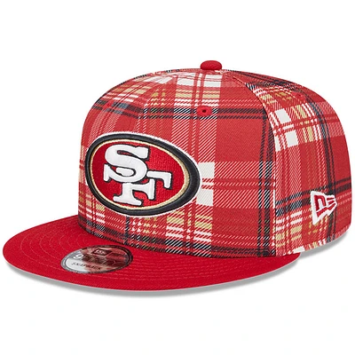 Men's New Era Scarlet San Francisco 49ers 2024 Sideline Statement 9FIFTY Snapback Hat