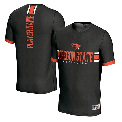 Youth GameDay Greats Black Oregon State Beavers NIL Pick-A-Player Lightweight Wrestling Jersey