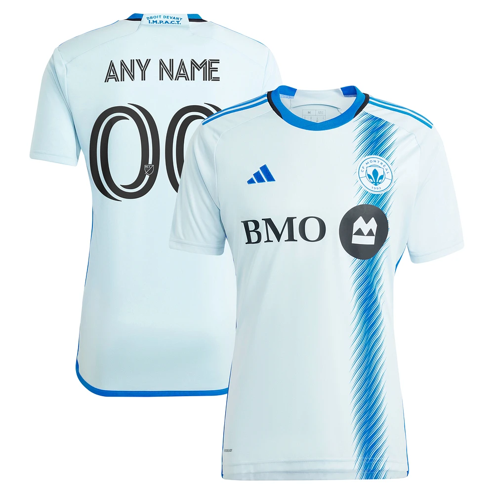 Men's adidas Light Blue CF Montreal 2024 La Main Replica Custom Jersey