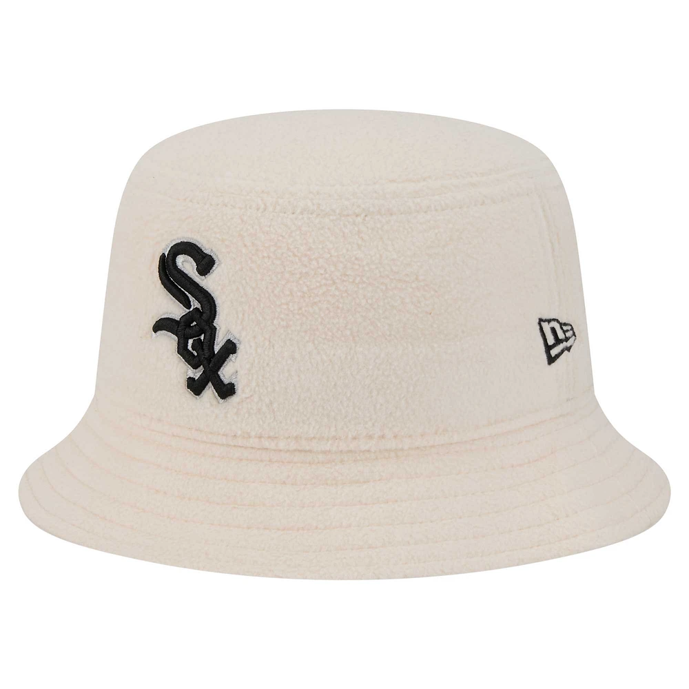 Women's New Era White Chicago White Sox Chrome Cozy Bucket Hat