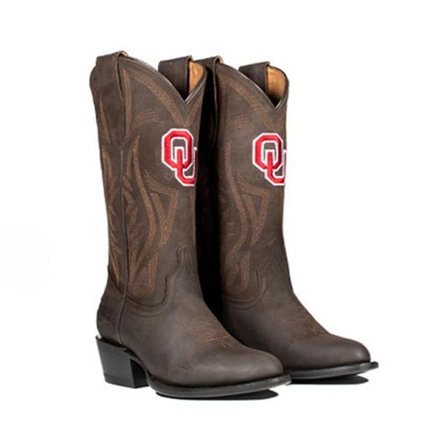 Shop Gameday Boots Women's Brown Oklahoma Sooners Western Boots at