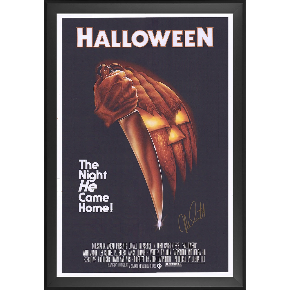 Nick Castle Halloween Autographed Framed 27" x 40" Movie Poster