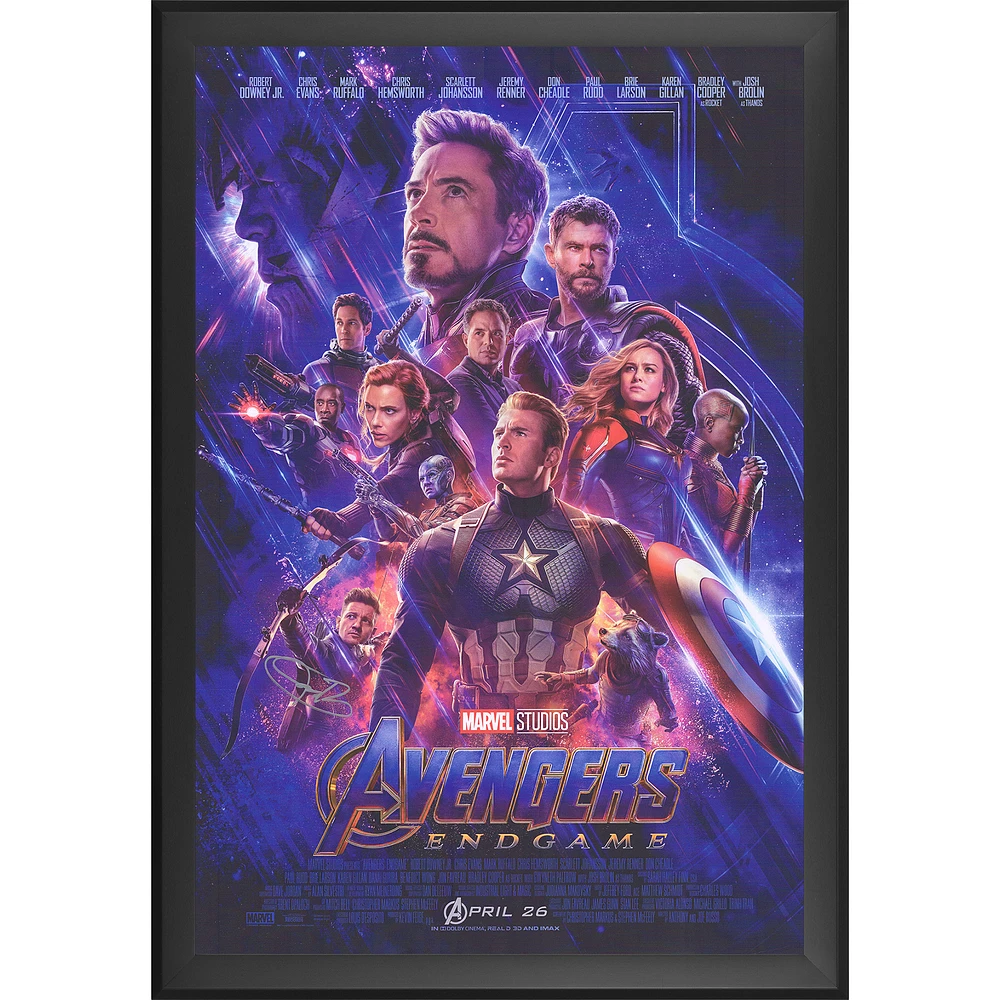 Jeremy Renner Avengers: Endgame Autographed Framed 27" x 40" Movie Poster