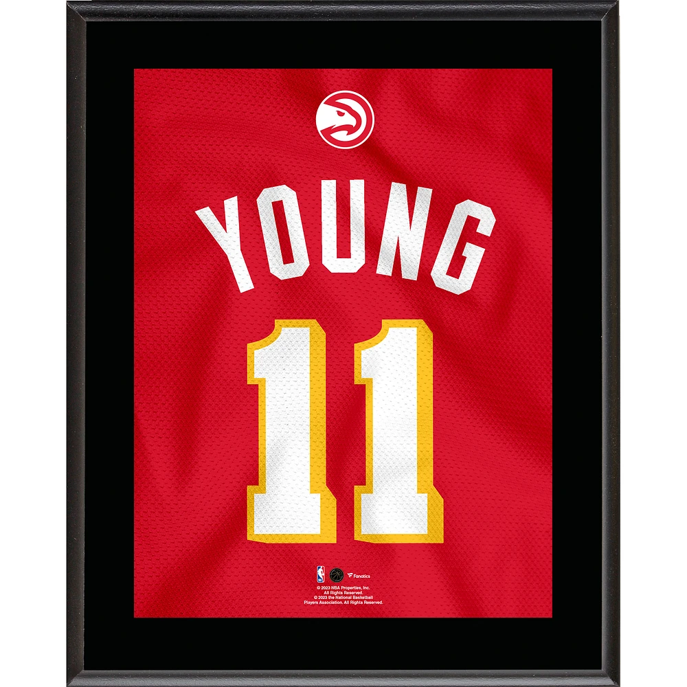Trae Young Atlanta Hawks 10.5" x 13" Jersey Number Sublimated Player Plaque