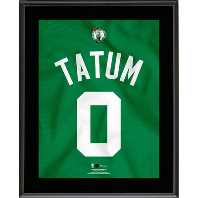 Jayson Tatum Boston Celtics 10.5" x 13" Jersey Number Sublimated Player Plaque