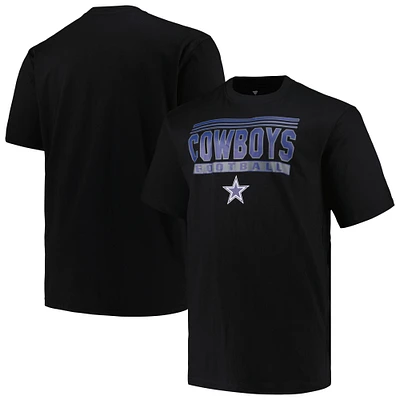 Men's Fanatics Black Dallas Cowboys Big & Tall Pop T-Shirt