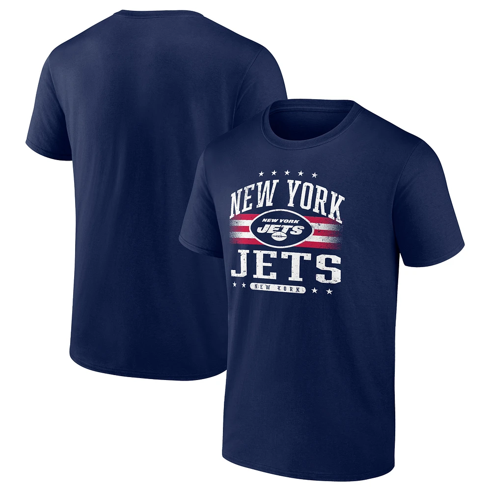 Men's Fanatics Navy New York Jets Big & Tall Americana T-Shirt