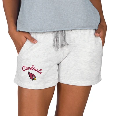 Women's Concepts Sport Oatmeal Arizona Cardinals Mainstream Terry Lounge Shorts