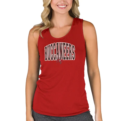 Women's Concepts Sport Red Tampa Bay Buccaneers Marathon Racer Back Tank Top