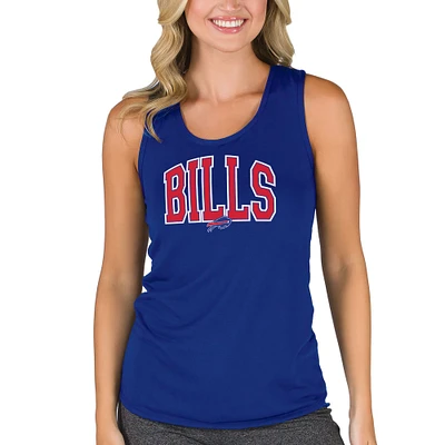 Women's Concepts Sport Royal Buffalo Bills Marathon Racer Back Tank Top