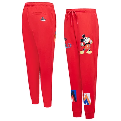 Women's Freeze Max Red Mickey Mouse Bold Expression Fleece Jogger