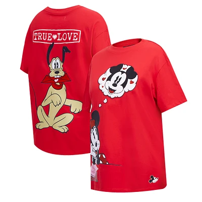 Women's Freeze Max Minnie Mouse Red Mickey & Friends True Love Boyfriend T-Shirt