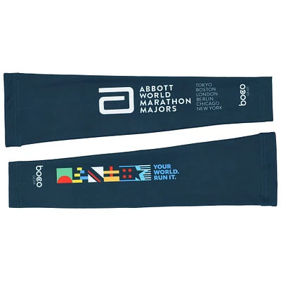 Unisex BOCO Gear Navy Abbott World Marathon Majors Arm Warmers